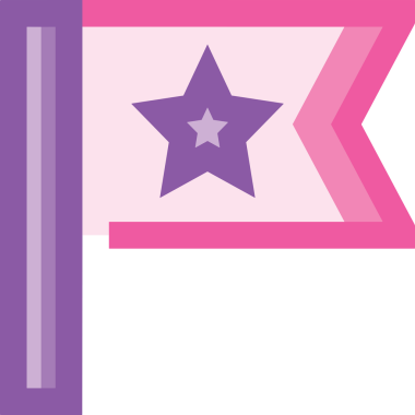 Yıldız renkli ikon sembolü png format vektör illüstrasyon grafik element tasarımı soyut dekoratif canlı estetik modern minimalist parlak gökkuşağı gradyan parlak ışık tarzı eşsiz sanatsal dijital tasarım