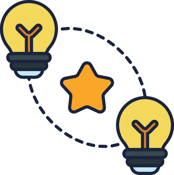 Yıldız renkli ikon sembolü png format vektör illüstrasyon grafik element tasarımı soyut dekoratif canlı estetik modern minimalist parlak gökkuşağı gradyan parlak ışık tarzı eşsiz sanatsal dijital tasarım