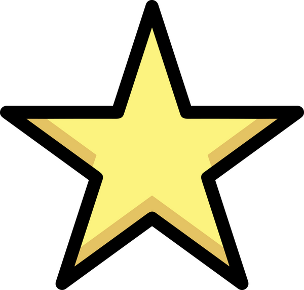 Yıldız renkli ikon sembolü png format vektör illüstrasyon grafik element tasarımı soyut dekoratif canlı estetik modern minimalist parlak gökkuşağı gradyan parlak ışık tarzı eşsiz sanatsal dijital tasarım