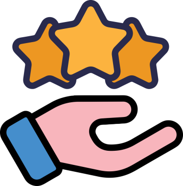 Yıldız renkli ikon sembolü png format vektör illüstrasyon grafik element tasarımı soyut dekoratif canlı estetik modern minimalist parlak gökkuşağı gradyan parlak ışık tarzı eşsiz sanatsal dijital tasarım