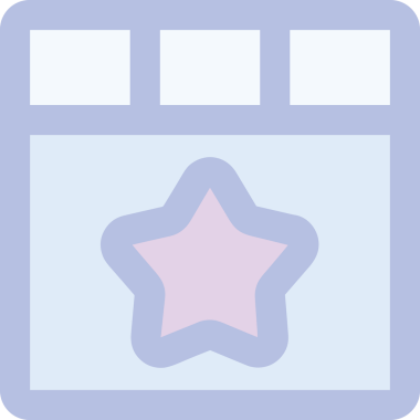 Yıldız renkli ikon sembolü png format vektör illüstrasyon grafik element tasarımı soyut dekoratif canlı estetik modern minimalist parlak gökkuşağı gradyan parlak ışık tarzı eşsiz sanatsal dijital tasarım