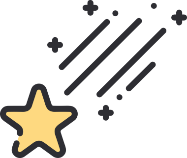 Yıldız renkli ikon sembolü png format vektör illüstrasyon grafik element tasarımı soyut dekoratif canlı estetik modern minimalist parlak gökkuşağı gradyan parlak ışık tarzı eşsiz sanatsal dijital tasarım