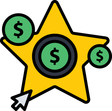 Yıldız renkli ikon sembolü png format vektör illüstrasyon grafik element tasarımı soyut dekoratif canlı estetik modern minimalist parlak gökkuşağı gradyan parlak ışık tarzı eşsiz sanatsal dijital tasarım