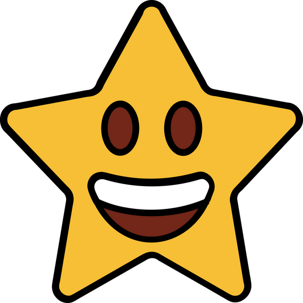 Yıldız renkli ikon sembolü png format vektör illüstrasyon grafik element tasarımı soyut dekoratif canlı estetik modern minimalist parlak gökkuşağı gradyan parlak ışık tarzı eşsiz sanatsal dijital tasarım