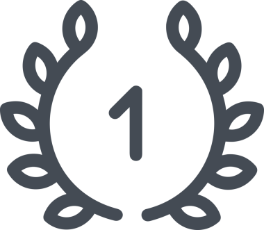 Kazanan ikon sembolü, ödül ödülünün renk tasarımı ile tasarımı ile tasvir edilmesi, modern grafik sanatları dijital tasarımı için mükemmel bir başarı ve zafer sembolü.