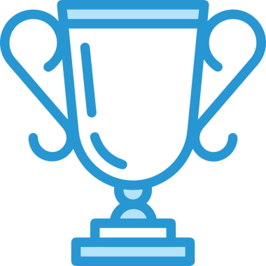 Kazanan ikon sembolü, ödül ödülünün renk tasarımı ile tasarımı ile tasvir edilmesi, modern grafik sanatları dijital tasarımı için mükemmel bir başarı ve zafer sembolü.