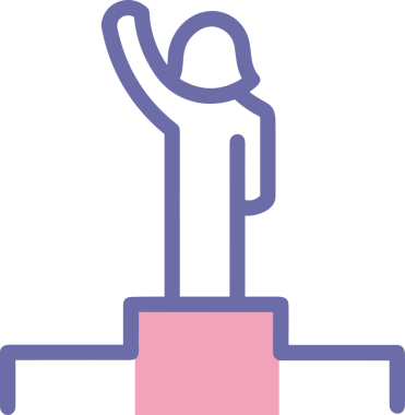 Kazanan ikon sembolü, ödül ödülünün renk tasarımı ile tasarımı ile tasvir edilmesi, modern grafik sanatları dijital tasarımı için mükemmel bir başarı ve zafer sembolü.
