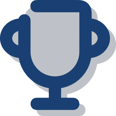 Kazanan ikon sembolü, ödül ödülünün renk tasarımı ile tasarımı ile tasvir edilmesi, modern grafik sanatları dijital tasarımı için mükemmel bir başarı ve zafer sembolü.