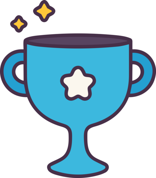 Kazanan ikon sembolü, ödül ödülünün renk tasarımı ile tasarımı ile tasvir edilmesi, modern grafik sanatları dijital tasarımı için mükemmel bir başarı ve zafer sembolü.