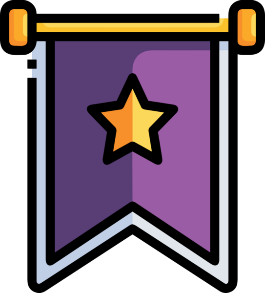 Kazanan ikon sembolü, ödül ödülünün renk tasarımı ile tasarımı ile tasvir edilmesi, modern grafik sanatları dijital tasarımı için mükemmel bir başarı ve zafer sembolü.