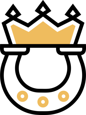 Kazanan ikon sembolü, ödül ödülünün renk tasarımı ile tasarımı ile tasvir edilmesi, modern grafik sanatları dijital tasarımı için mükemmel bir başarı ve zafer sembolü.