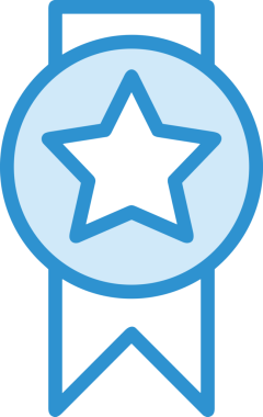 Kazanan ikon sembolü, ödül ödülünün renk tasarımı ile tasarımı ile tasvir edilmesi, modern grafik sanatları dijital tasarımı için mükemmel bir başarı ve zafer sembolü.