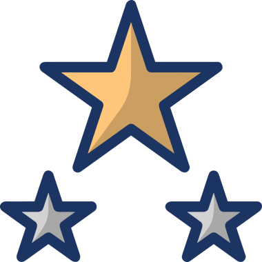 Kazanan ikon sembolü, ödül ödülünün renk tasarımı ile tasarımı ile tasvir edilmesi, modern grafik sanatları dijital tasarımı için mükemmel bir başarı ve zafer sembolü.