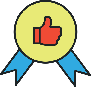 Kazanan ikon sembolü, ödül ödülünün renk tasarımı ile tasarımı ile tasvir edilmesi, modern grafik sanatları dijital tasarımı için mükemmel bir başarı ve zafer sembolü.