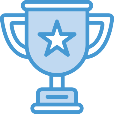 Kazanan ikon sembolü, ödül ödülünün renk tasarımı ile tasarımı ile tasvir edilmesi, modern grafik sanatları dijital tasarımı için mükemmel bir başarı ve zafer sembolü.