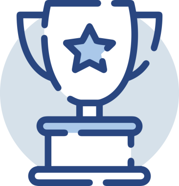 Kazanan ikon sembolü, ödül ödülünün renk tasarımı ile tasarımı ile tasvir edilmesi, modern grafik sanatları dijital tasarımı için mükemmel bir başarı ve zafer sembolü.