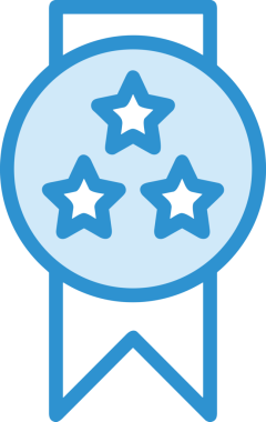 Kazanan ikon sembolü, ödül ödülünün renk tasarımı ile tasarımı ile tasvir edilmesi, modern grafik sanatları dijital tasarımı için mükemmel bir başarı ve zafer sembolü.