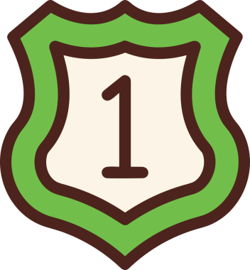 Kazanan ikon sembolü, ödül ödülünün renk tasarımı ile tasarımı ile tasvir edilmesi, modern grafik sanatları dijital tasarımı için mükemmel bir başarı ve zafer sembolü.