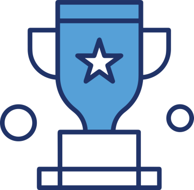 Kazanan ikon sembolü, ödül ödülünün renk tasarımı ile tasarımı ile tasvir edilmesi, modern grafik sanatları dijital tasarımı için mükemmel bir başarı ve zafer sembolü.