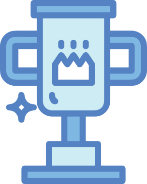 Kazanan ikon sembolü, ödül ödülünün renk tasarımı ile tasarımı ile tasvir edilmesi, modern grafik sanatları dijital tasarımı için mükemmel bir başarı ve zafer sembolü.
