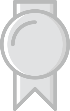 Kazanan ikon sembolü, ödül ödülünün renk tasarımı ile tasarımı ile tasvir edilmesi, modern grafik sanatları dijital tasarımı için mükemmel bir başarı ve zafer sembolü.