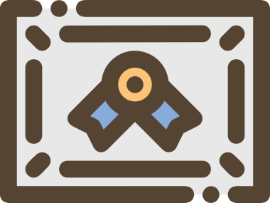 Kazanan ikon sembolü, ödül ödülünün renk tasarımı ile tasarımı ile tasvir edilmesi, modern grafik sanatları dijital tasarımı için mükemmel bir başarı ve zafer sembolü.