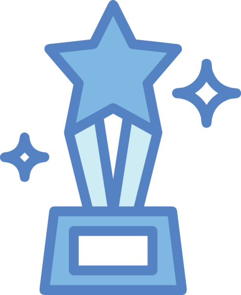 Kazanan ikon sembolü, ödül ödülünün renk tasarımı ile tasarımı ile tasvir edilmesi, modern grafik sanatları dijital tasarımı için mükemmel bir başarı ve zafer sembolü.