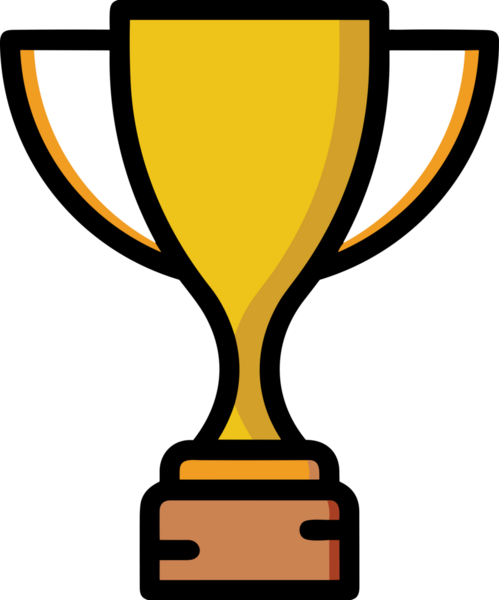 Kazanan ikon sembolü, ödül ödülünün renk tasarımı ile tasarımı ile tasvir edilmesi, modern grafik sanatları dijital tasarımı için mükemmel bir başarı ve zafer sembolü.