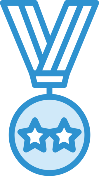 Kazanan ikon sembolü, ödül ödülünün renk tasarımı ile tasarımı ile tasvir edilmesi, modern grafik sanatları dijital tasarımı için mükemmel bir başarı ve zafer sembolü.