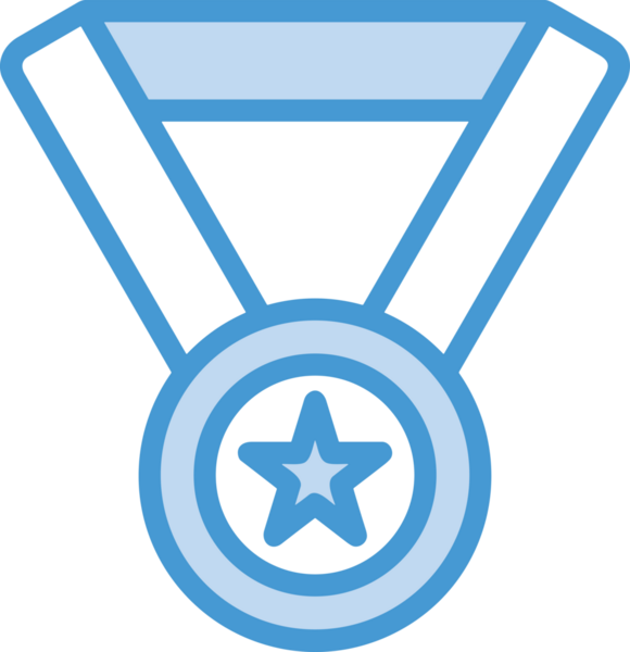 Kazanan ikon sembolü, ödül ödülünün renk tasarımı ile tasarımı ile tasvir edilmesi, modern grafik sanatları dijital tasarımı için mükemmel bir başarı ve zafer sembolü.