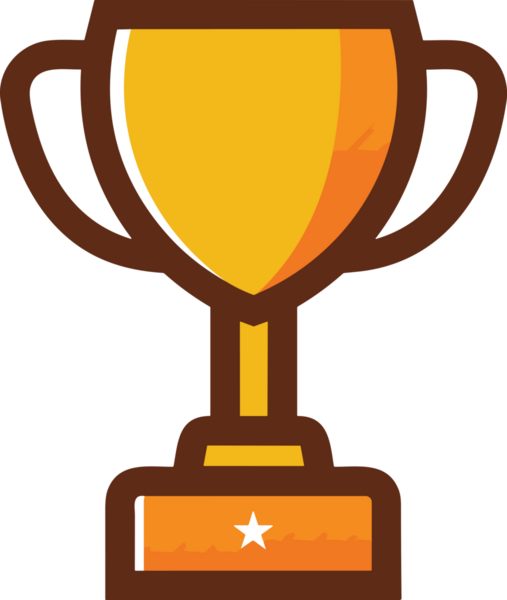 Kazanan ikon sembolü, ödül ödülünün renk tasarımı ile tasarımı ile tasvir edilmesi, modern grafik sanatları dijital tasarımı için mükemmel bir başarı ve zafer sembolü.