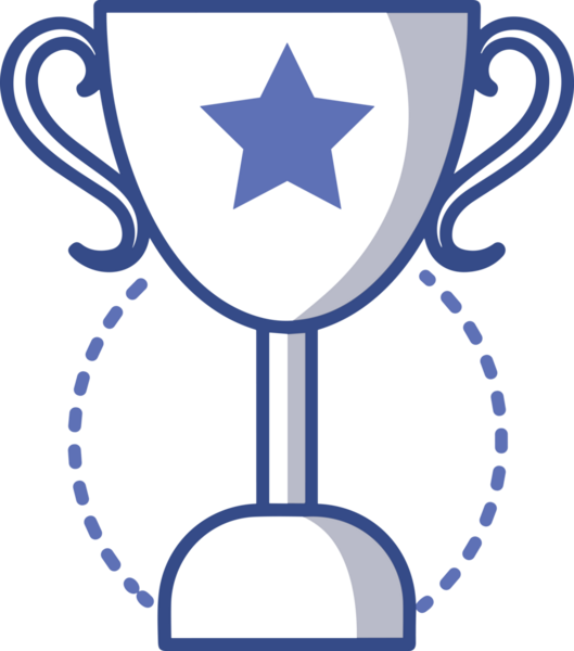 Kazanan ikon sembolü, ödül ödülünün renk tasarımı ile tasarımı ile tasvir edilmesi, modern grafik sanatları dijital tasarımı için mükemmel bir başarı ve zafer sembolü.