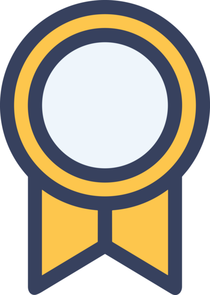 Kazanan ikon sembolü, ödül ödülünün renk tasarımı ile tasarımı ile tasvir edilmesi, modern grafik sanatları dijital tasarımı için mükemmel bir başarı ve zafer sembolü.