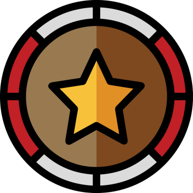 Kazanan ikon sembolü, ödül ödülünün renk tasarımı ile tasarımı ile tasvir edilmesi, modern grafik sanatları dijital tasarımı için mükemmel bir başarı ve zafer sembolü.