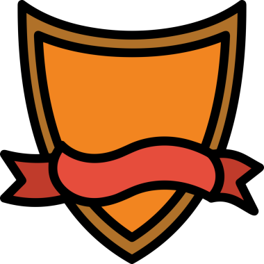 Kazanan ikon sembolü, ödül ödülünün renk tasarımı ile tasarımı ile tasvir edilmesi, modern grafik sanatları dijital tasarımı için mükemmel bir başarı ve zafer sembolü.