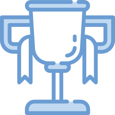 Kazanan ikon sembolü, ödül ödülünün renk tasarımı ile tasarımı ile tasvir edilmesi, modern grafik sanatları dijital tasarımı için mükemmel bir başarı ve zafer sembolü.