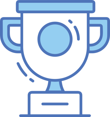 Kazanan ikon sembolü, ödül ödülünün renk tasarımı ile tasarımı ile tasvir edilmesi, modern grafik sanatları dijital tasarımı için mükemmel bir başarı ve zafer sembolü.