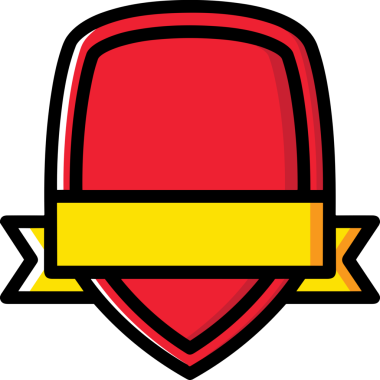 Kazanan ikon sembolü, ödül ödülünün renk tasarımı ile tasarımı ile tasvir edilmesi, modern grafik sanatları dijital tasarımı için mükemmel bir başarı ve zafer sembolü.