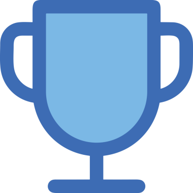 Kazanan ikon sembolü, ödül ödülünün renk tasarımı ile tasarımı ile tasvir edilmesi, modern grafik sanatları dijital tasarımı için mükemmel bir başarı ve zafer sembolü.