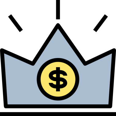 Kazanan ikon sembolü, ödül ödülünün renk tasarımı ile tasarımı ile tasvir edilmesi, modern grafik sanatları dijital tasarımı için mükemmel bir başarı ve zafer sembolü.