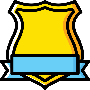 Kazanan ikon sembolü, ödül ödülünün renk tasarımı ile tasarımı ile tasvir edilmesi, modern grafik sanatları dijital tasarımı için mükemmel bir başarı ve zafer sembolü.