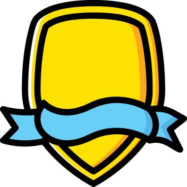 Kazanan ikon sembolü, ödül ödülünün renk tasarımı ile tasarımı ile tasvir edilmesi, modern grafik sanatları dijital tasarımı için mükemmel bir başarı ve zafer sembolü.