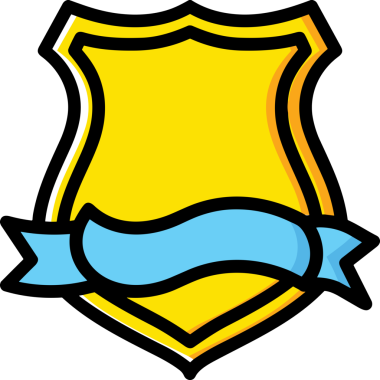 Kazanan ikon sembolü, ödül ödülünün renk tasarımı ile tasarımı ile tasvir edilmesi, modern grafik sanatları dijital tasarımı için mükemmel bir başarı ve zafer sembolü.