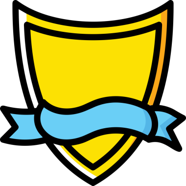 Kazanan ikon sembolü, ödül ödülünün renk tasarımı ile tasarımı ile tasvir edilmesi, modern grafik sanatları dijital tasarımı için mükemmel bir başarı ve zafer sembolü.