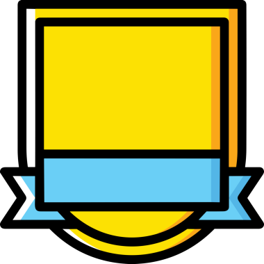 Kazanan ikon sembolü, ödül ödülünün renk tasarımı ile tasarımı ile tasvir edilmesi, modern grafik sanatları dijital tasarımı için mükemmel bir başarı ve zafer sembolü.