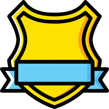 Kazanan ikon sembolü, ödül ödülünün renk tasarımı ile tasarımı ile tasvir edilmesi, modern grafik sanatları dijital tasarımı için mükemmel bir başarı ve zafer sembolü.