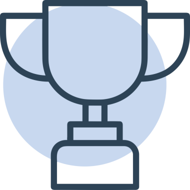 Kazanan ikon sembolü, ödül ödülünün renk tasarımı ile tasarımı ile tasvir edilmesi, modern grafik sanatları dijital tasarımı için mükemmel bir başarı ve zafer sembolü.