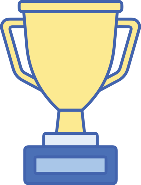 Kazanan ikon sembolü, ödül ödülünün renk tasarımı ile tasarımı ile tasvir edilmesi, modern grafik sanatları dijital tasarımı için mükemmel bir başarı ve zafer sembolü.