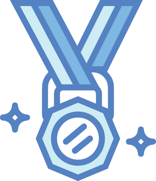 Kazanan ikon sembolü, ödül ödülünün renk tasarımı ile tasarımı ile tasvir edilmesi, modern grafik sanatları dijital tasarımı için mükemmel bir başarı ve zafer sembolü.