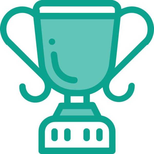 Kazanan ikon sembolü, ödül ödülünün renk tasarımı ile tasarımı ile tasvir edilmesi, modern grafik sanatları dijital tasarımı için mükemmel bir başarı ve zafer sembolü.